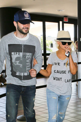 Christina Aguilera and Matt Rutler