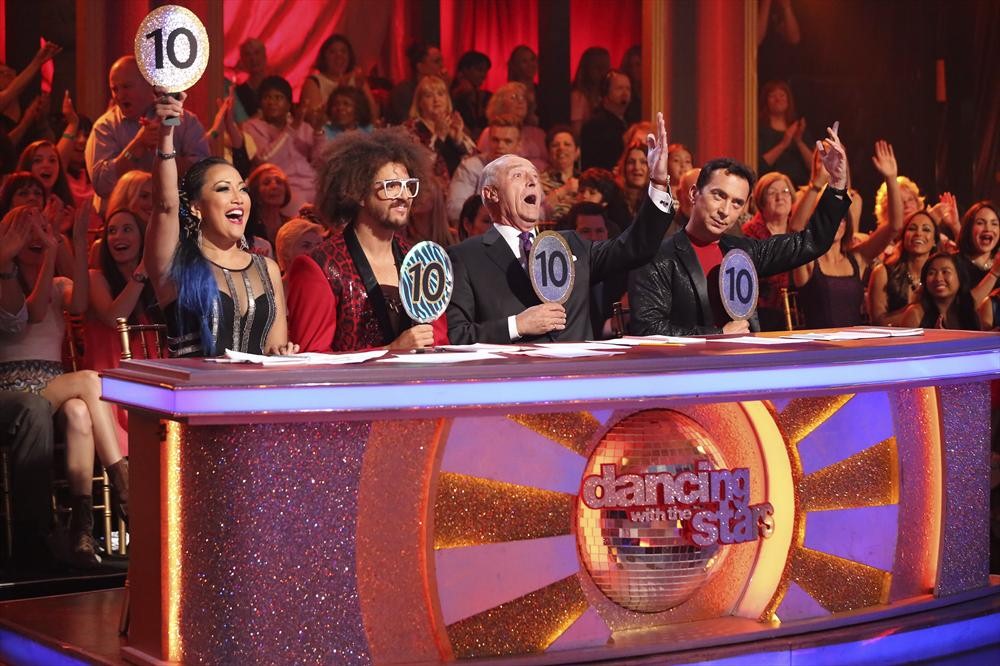 CARRIE ANN INABA, REDFOO, LEN GOODMAN, BRUNO TONIOLI