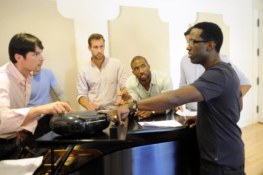 BRADLEY, MARCUS, MARQUEL, PATRICK (OBSCURED), SHAWN STOCKMAN OF BOYZ II MEN