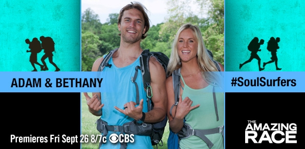 The Amazing Race 2014 Spoilers – Adam and Bethany