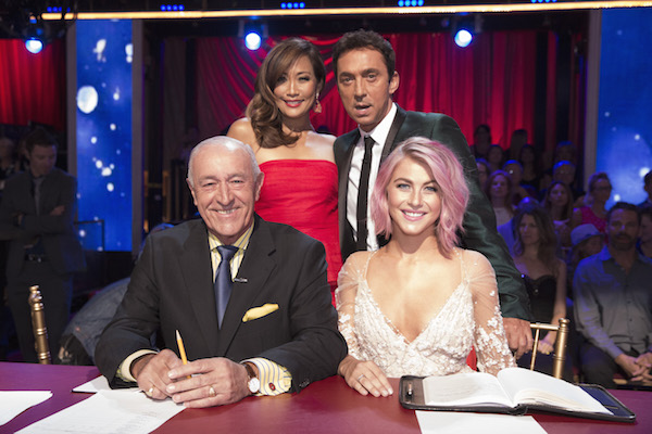 LEN GOODMAN, CARRIE ANN INABA, BRUNO TONIOLI, JULIANNE HOUGH